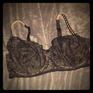 Frederick's of Hollywood 36F unlined lace bra